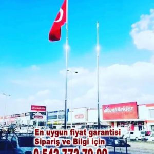 Paslanmaz-bayrak-direği
